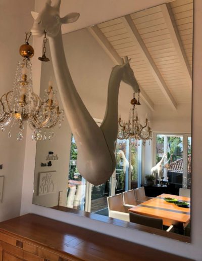 sonderanfertigung giraffe im spiegel